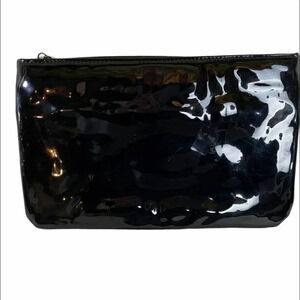 VINTAGE Letisse‎ black patent leather 7”x11” clutch
